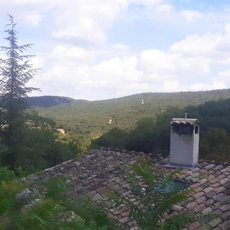 Gites La Ferme Accrochee A La Colline Lagorce  Exterior foto