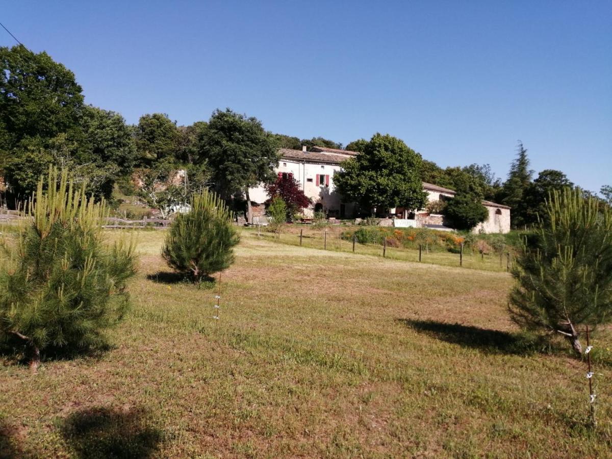 Gites La Ferme Accrochee A La Colline Lagorce  Exterior foto