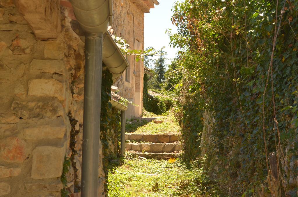 Gites La Ferme Accrochee A La Colline Lagorce  Exterior foto